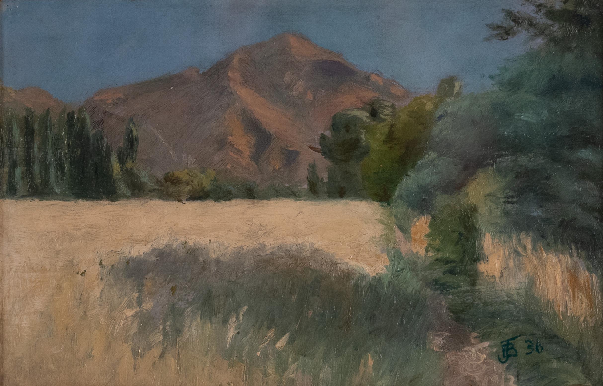 Campo de trigo de John B. Fairbanks - Painting de John B Fairbanks