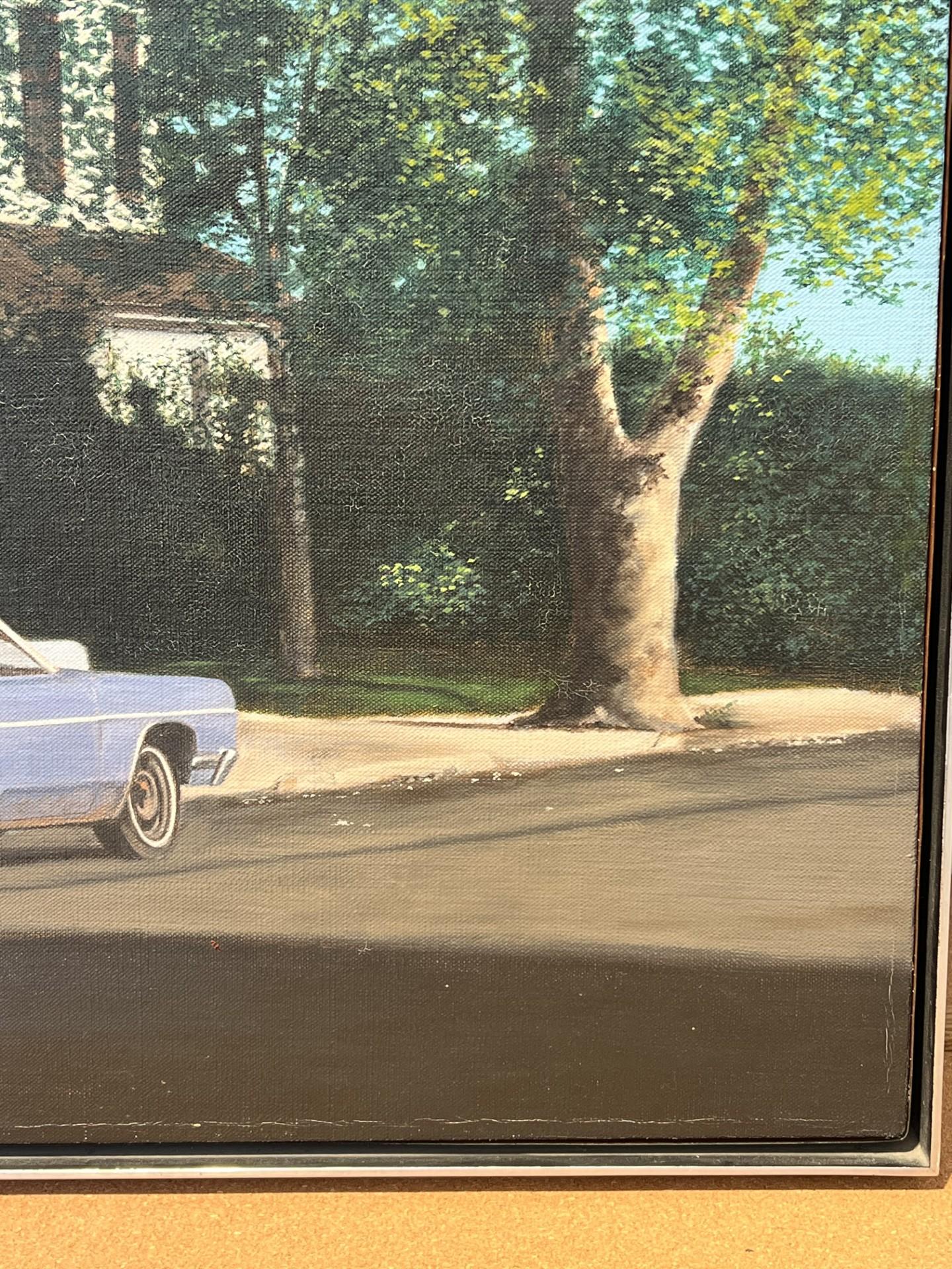 Diner, Ruta I-9, Elizabeth, Nueva Jersey - Painting Fotorrealista de John Baeder