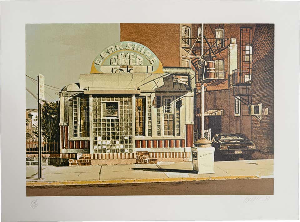 Berkshire Diner - 1980 Signed Limited Edition Screenprint