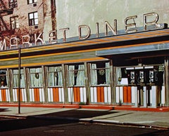 Market Diner, Photorealist Silkscreen by John Baeder
