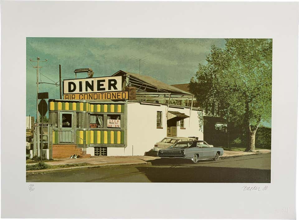 Royal Diner 1980 Signed Limited Edition Silkscreen