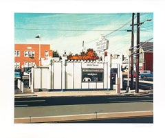 White Castle, fotorealistischer Raumteiler von John Baeder
