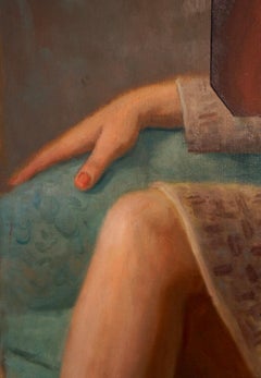 "La interpretación de los sueños: un retrato imaginario", collage, pintura acrílica