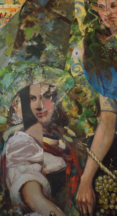 "Harvest", Contemporaneo, Figura, Wood, Collage, Acrilico, Tecnica mista, 2019
