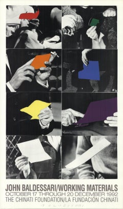 1992 After John Baldessari 'Working Materials' Pop Art USA Offset Lithograph