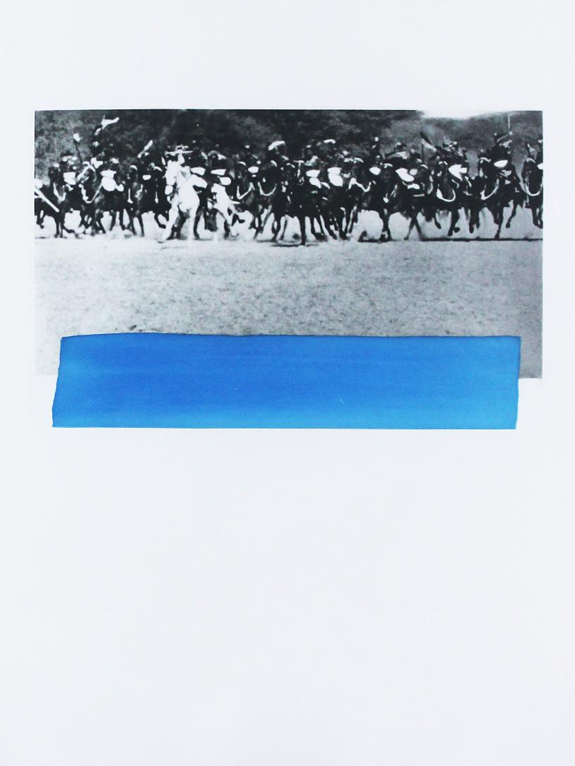 John Baldessari Figurative Print – Kavallerie