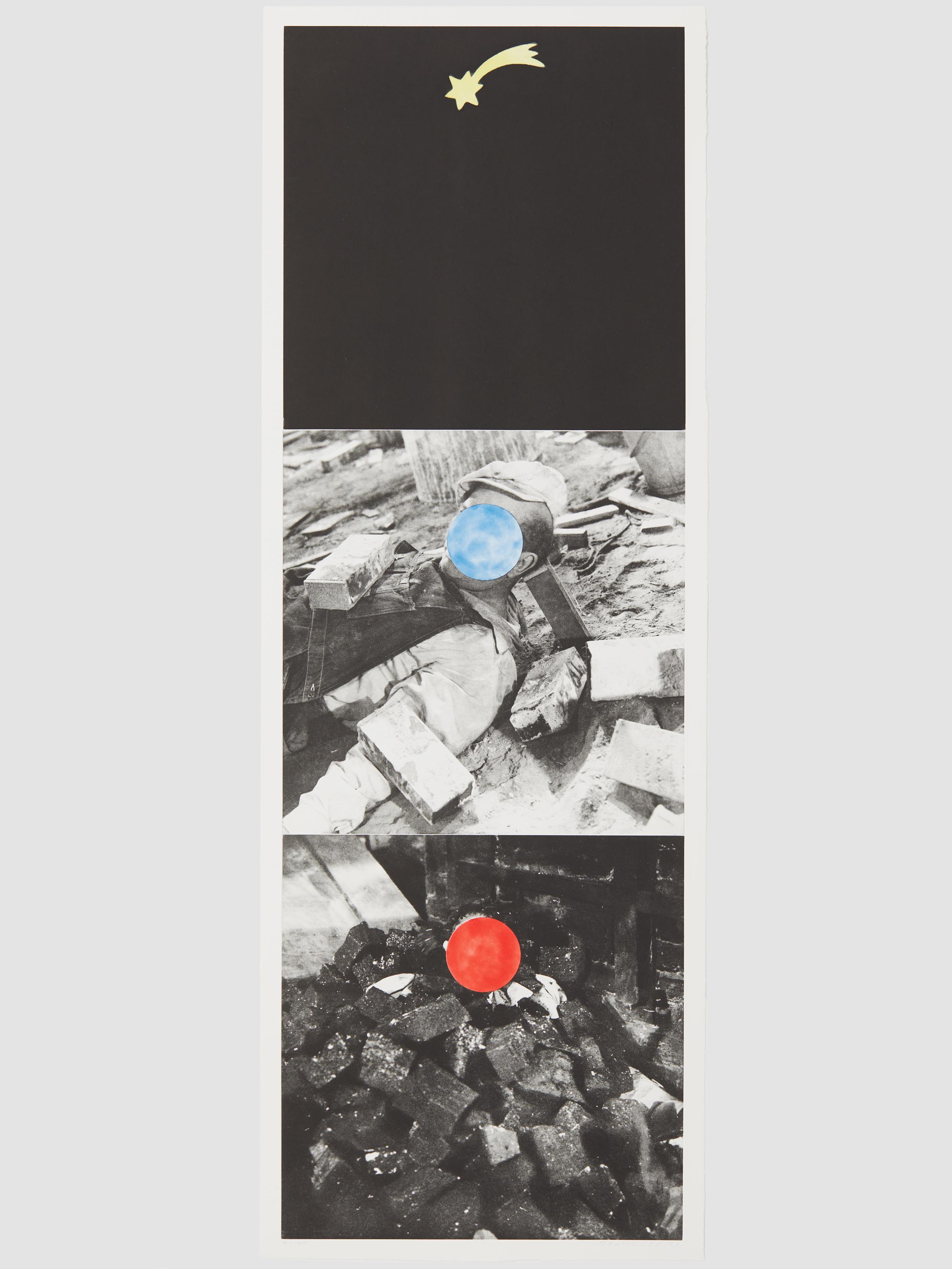 John Baldessari Print – Falling Star