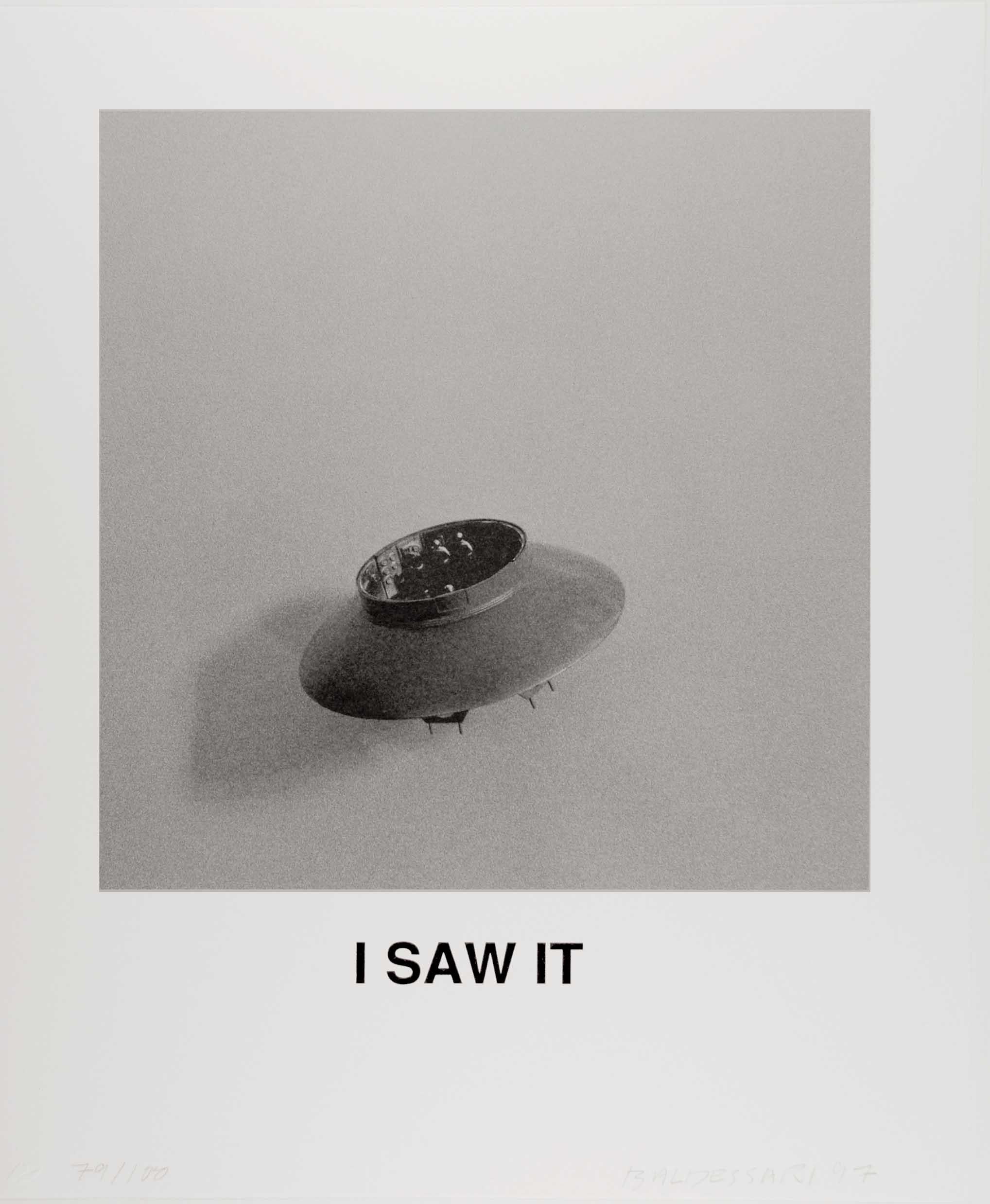 I Saw It - Print by John Baldessari