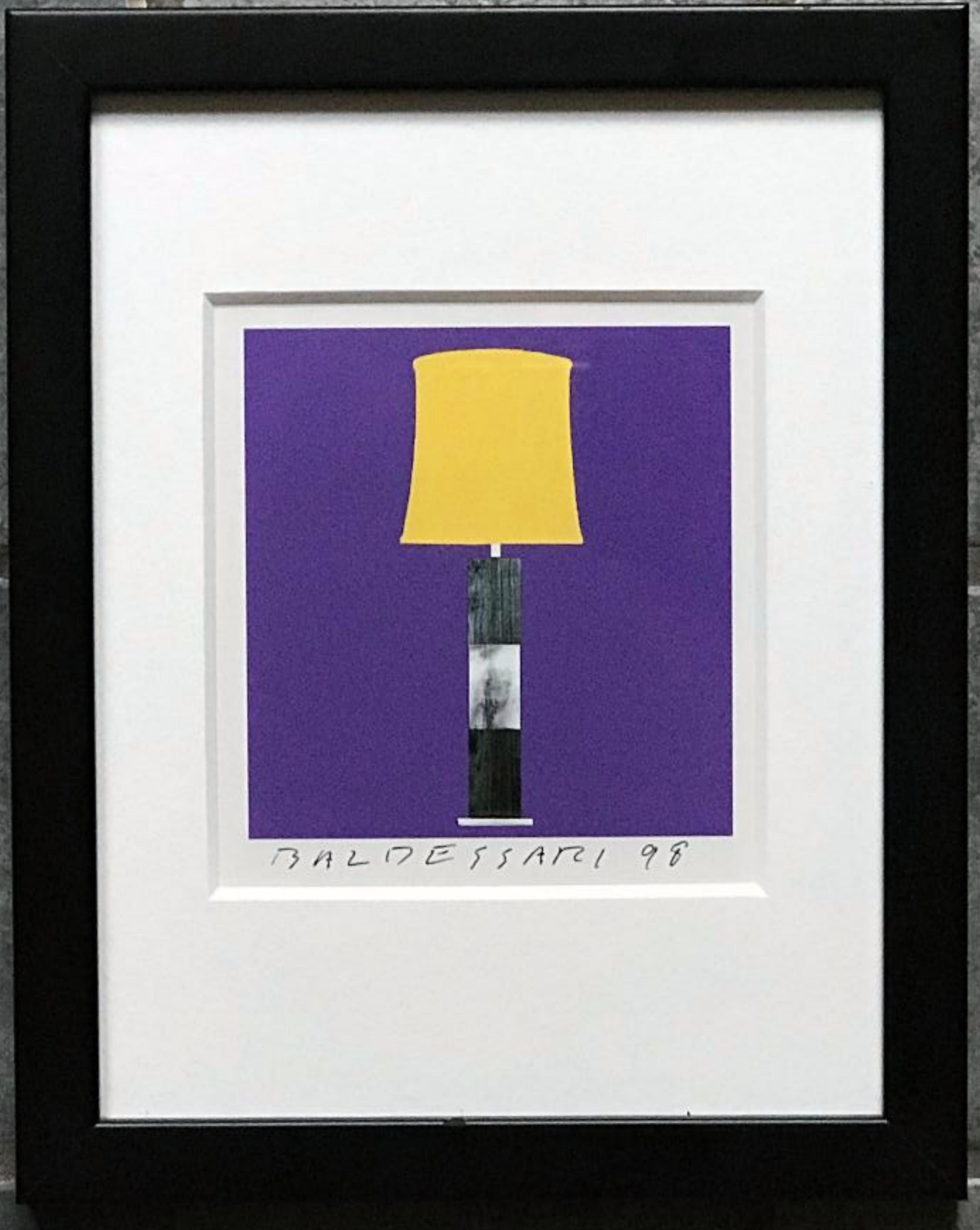 JBCRIAL1VY-98, pencil signed edition unique variant featured in monograph Framed - Print by John Baldessari