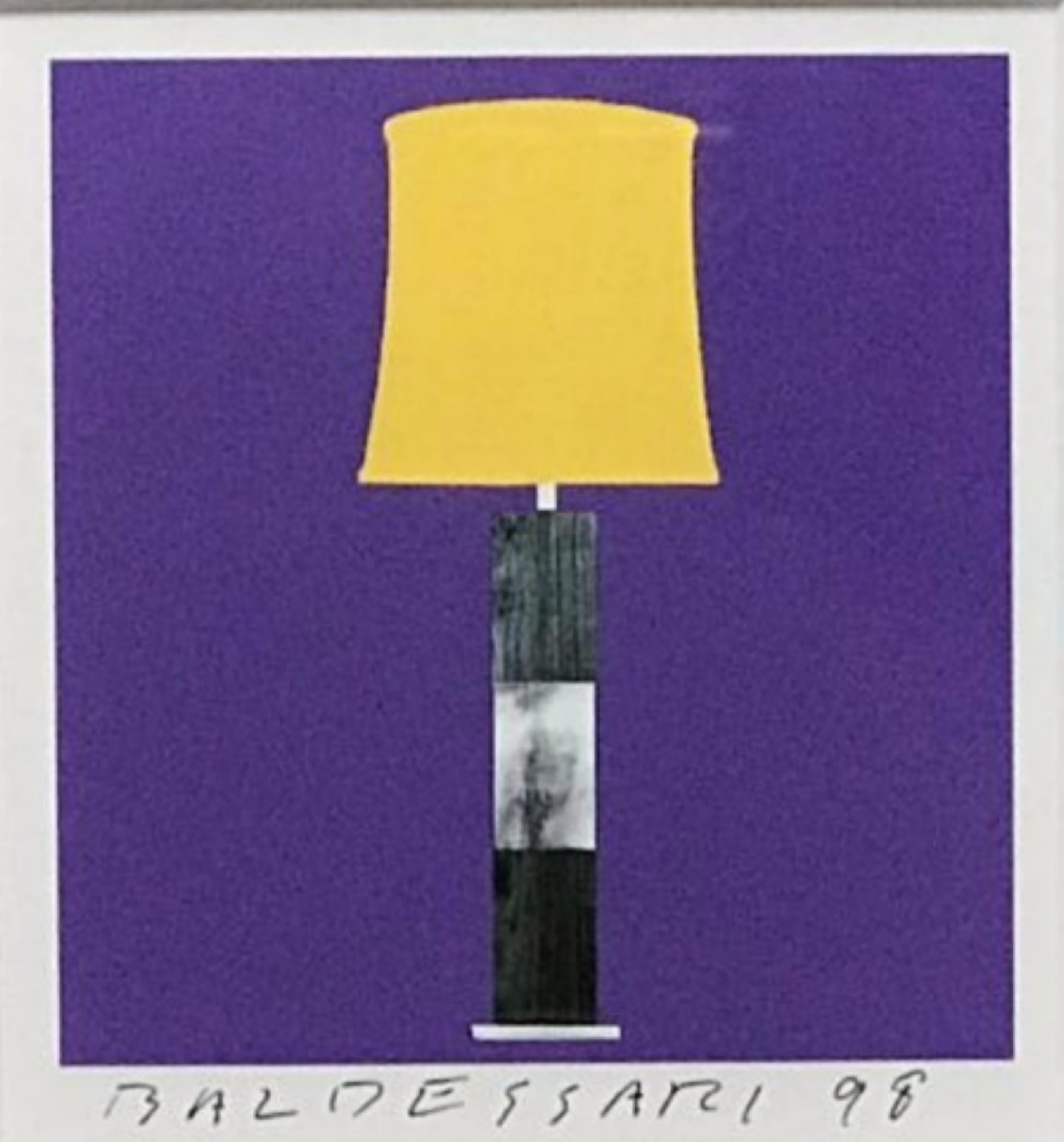 John Baldessari Abstract Print - JBCRIAL1VY-98, pencil signed edition unique variant featured in monograph Framed