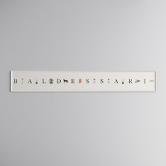 John Baldessari, Give me a B, give me an A... - Stampa firmata, 10 parti Leporello