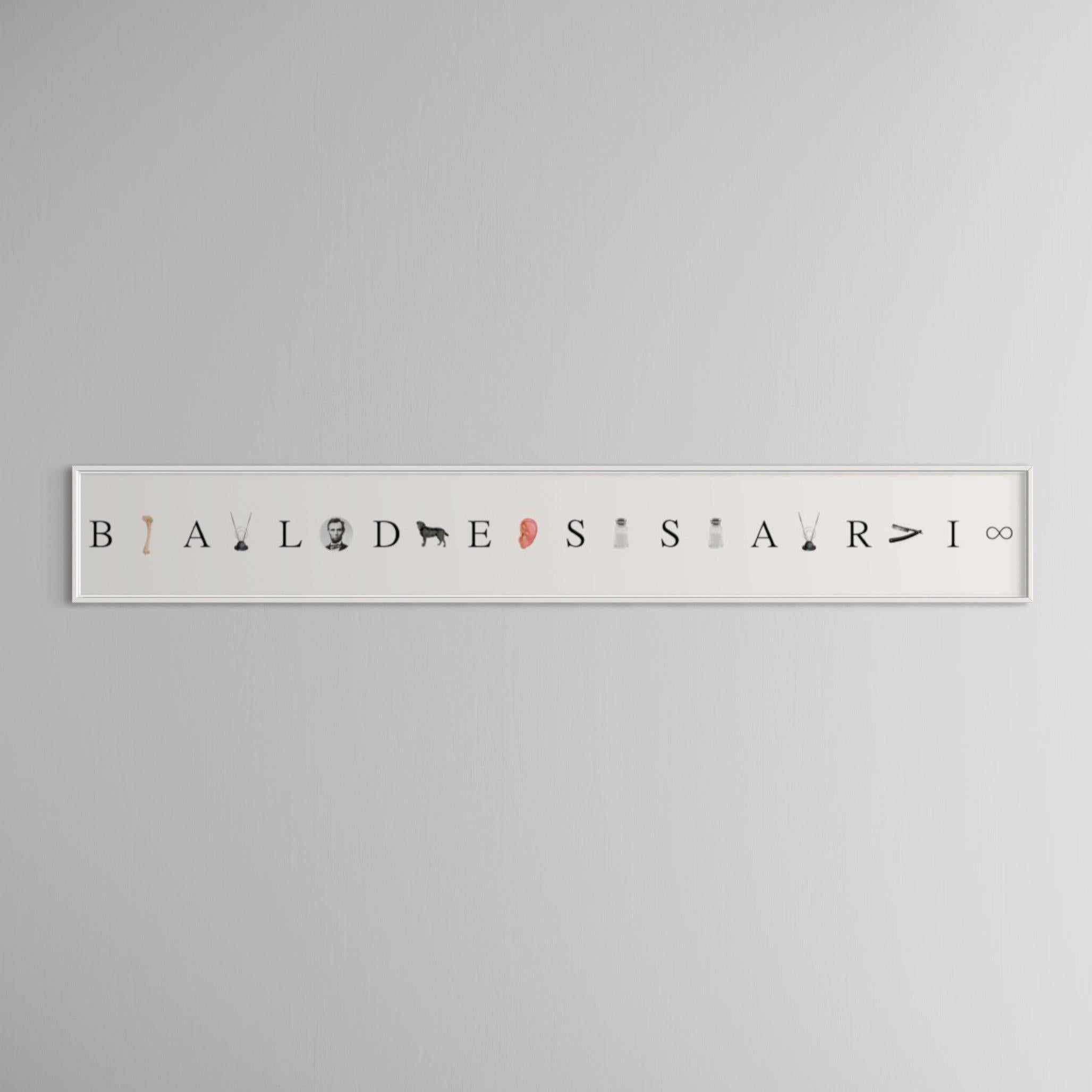 John Baldessari, Give me a B, give me an A... - Estampe signée, 10-Part Leporello