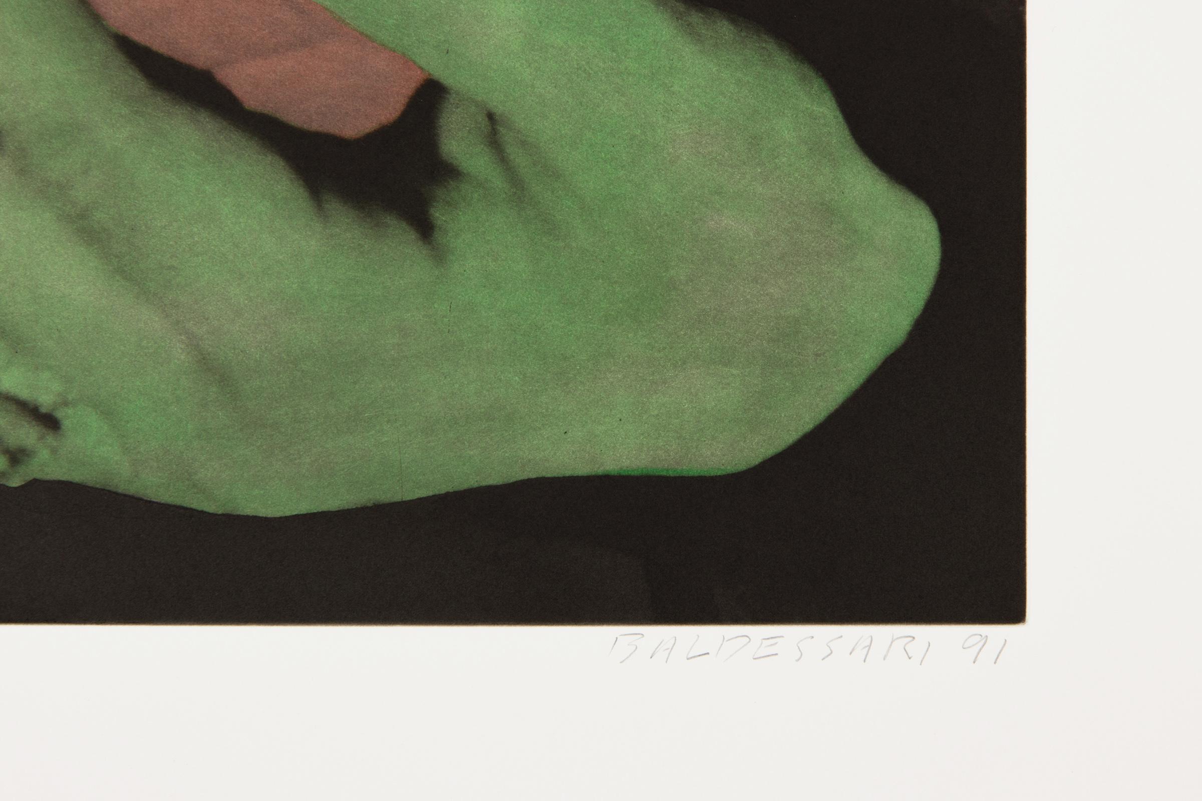 John Baldessari, Hand und Chin (mit verschlungenen Händen) – signierter Druck im Angebot 3