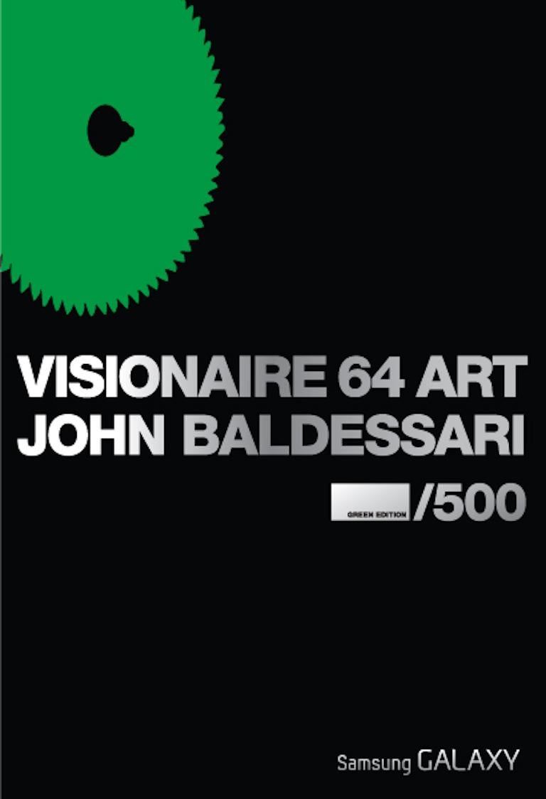 John Baldessari (American, b. 1931).
Portfolio of 10 black & white screenprints with embossed color interventions on paper.
Green portfolio, edition 467 out of 500.
Publisher: Visionaire
In original packaging, never opened
Portfolio Case: Height