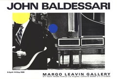 John Baldessari-Margo Leavin Gallery-27" x 40"-Poster-1988-Pop Art-Black & White
