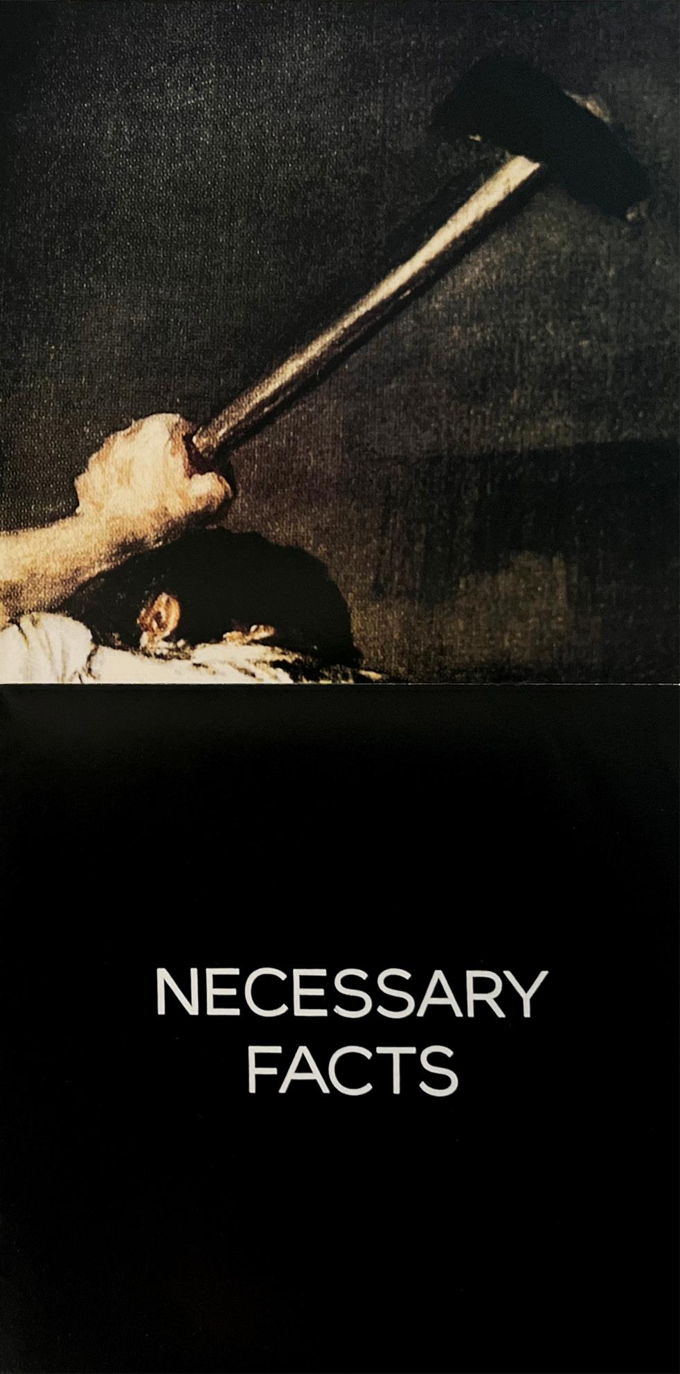 Affiche Necessary Facts de John Baldessari 1999 (vintage John Baldessari) en vente 2