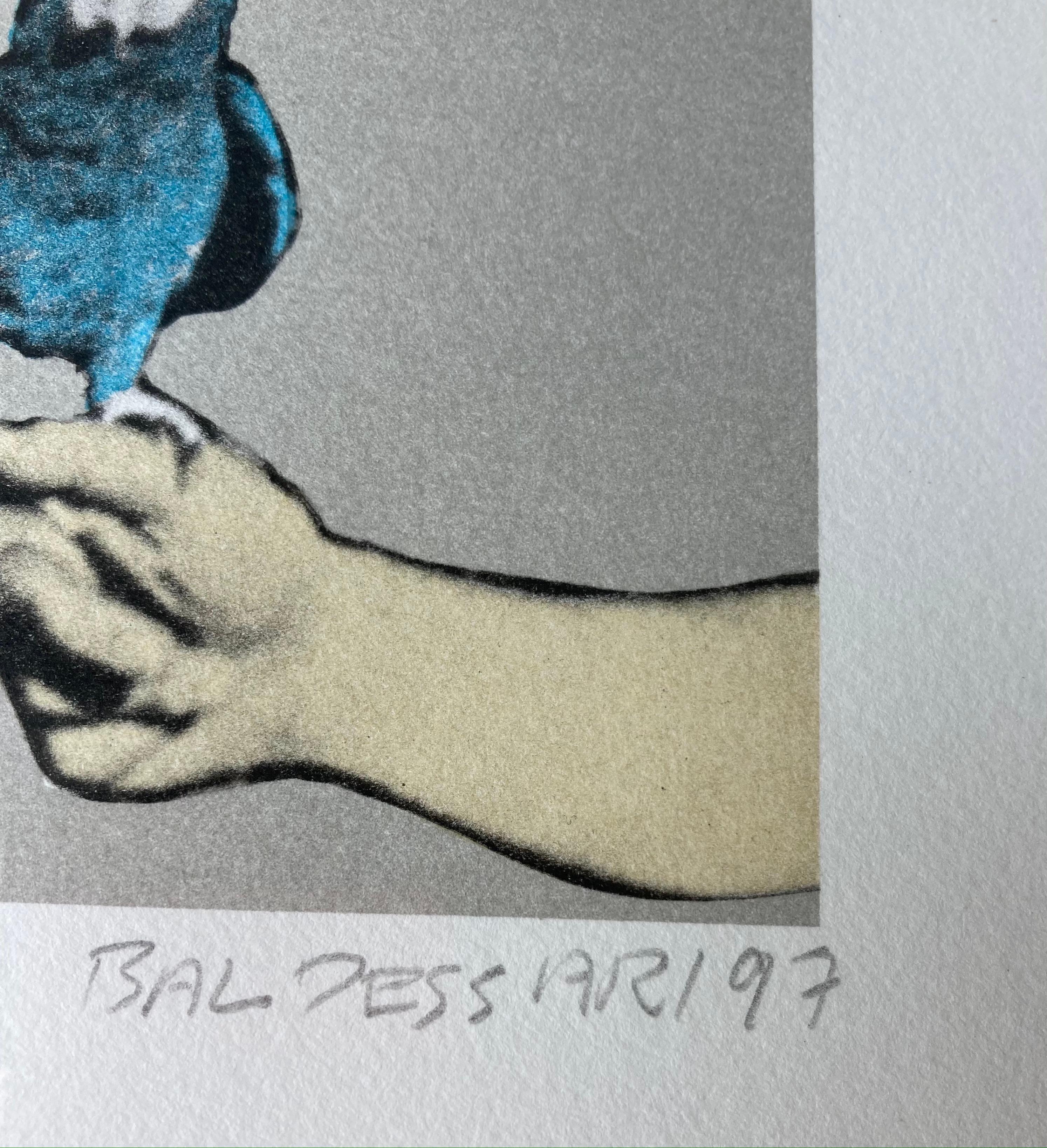 John Baldessari 'Panel #2' with Parrot, Signed, Limited Edition Print For Sale 1
