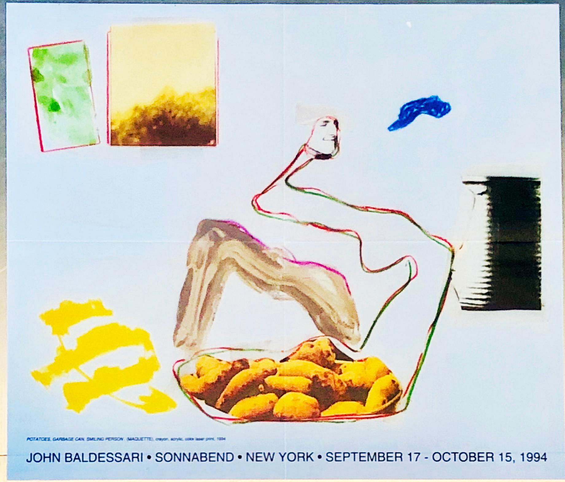John Baldessari Sonnabend Gallery 1994 (John Baldessari prints posters) For Sale 1