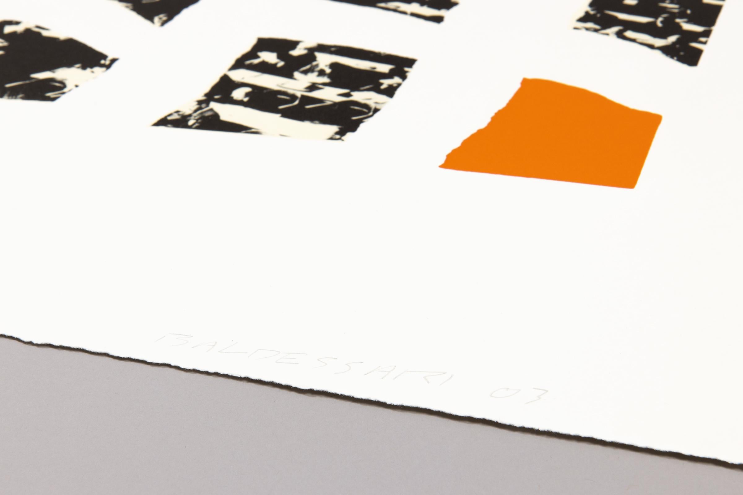 John Baldessari, Two Assemblages (with R, O, Y, G, B, V Opaque) - Signed Print For Sale 3