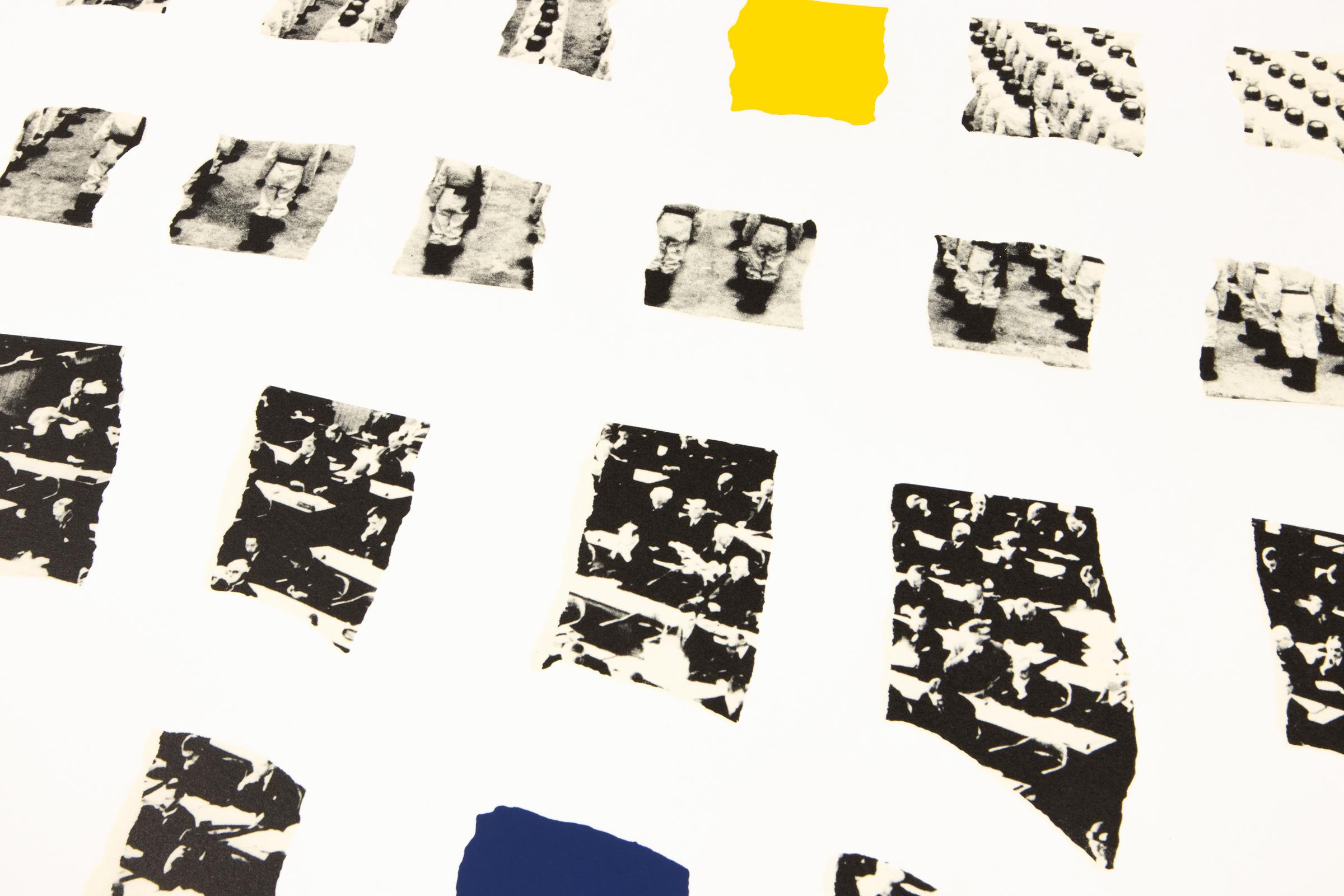 John Baldessari, Two Assemblages (with R, O, Y, G, B, V Opaque) - Signed Print For Sale 5