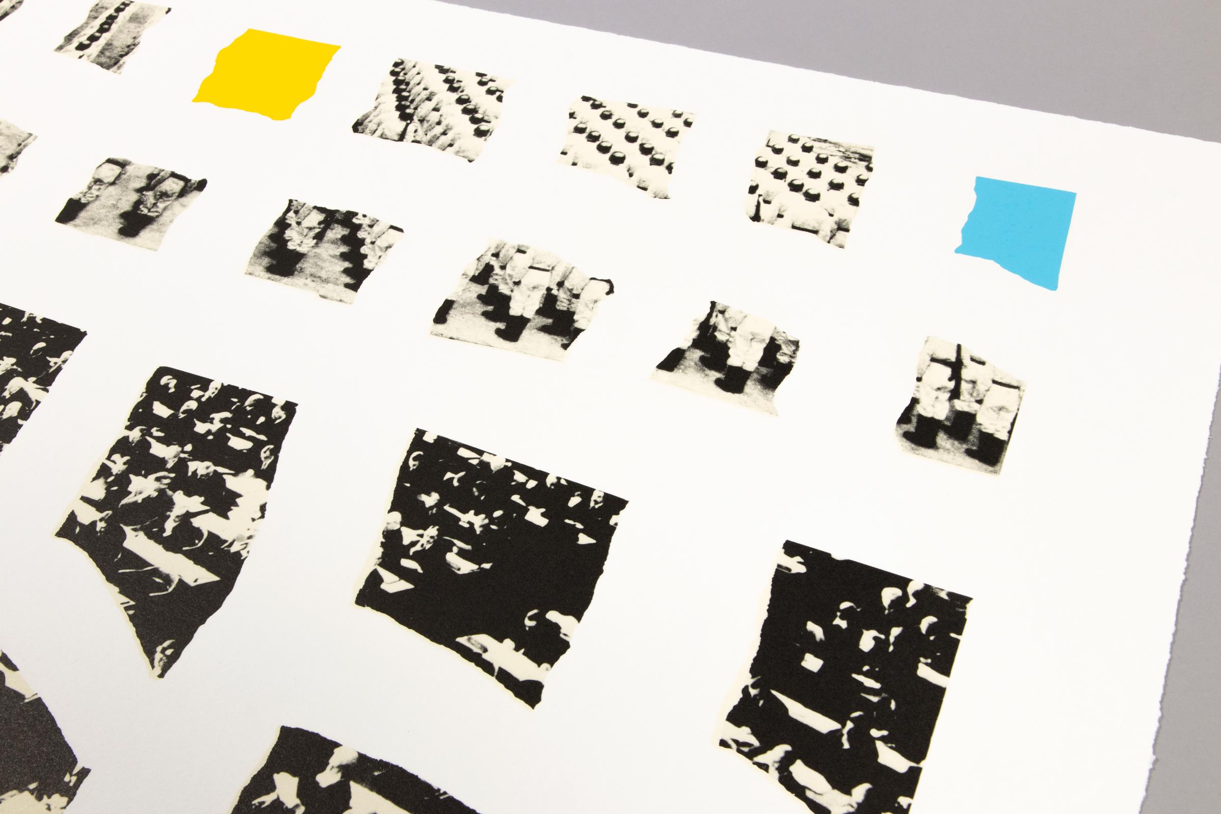John Baldessari, Two Assemblages (with R, O, Y, G, B, V Opaque) - Signed Print For Sale 6
