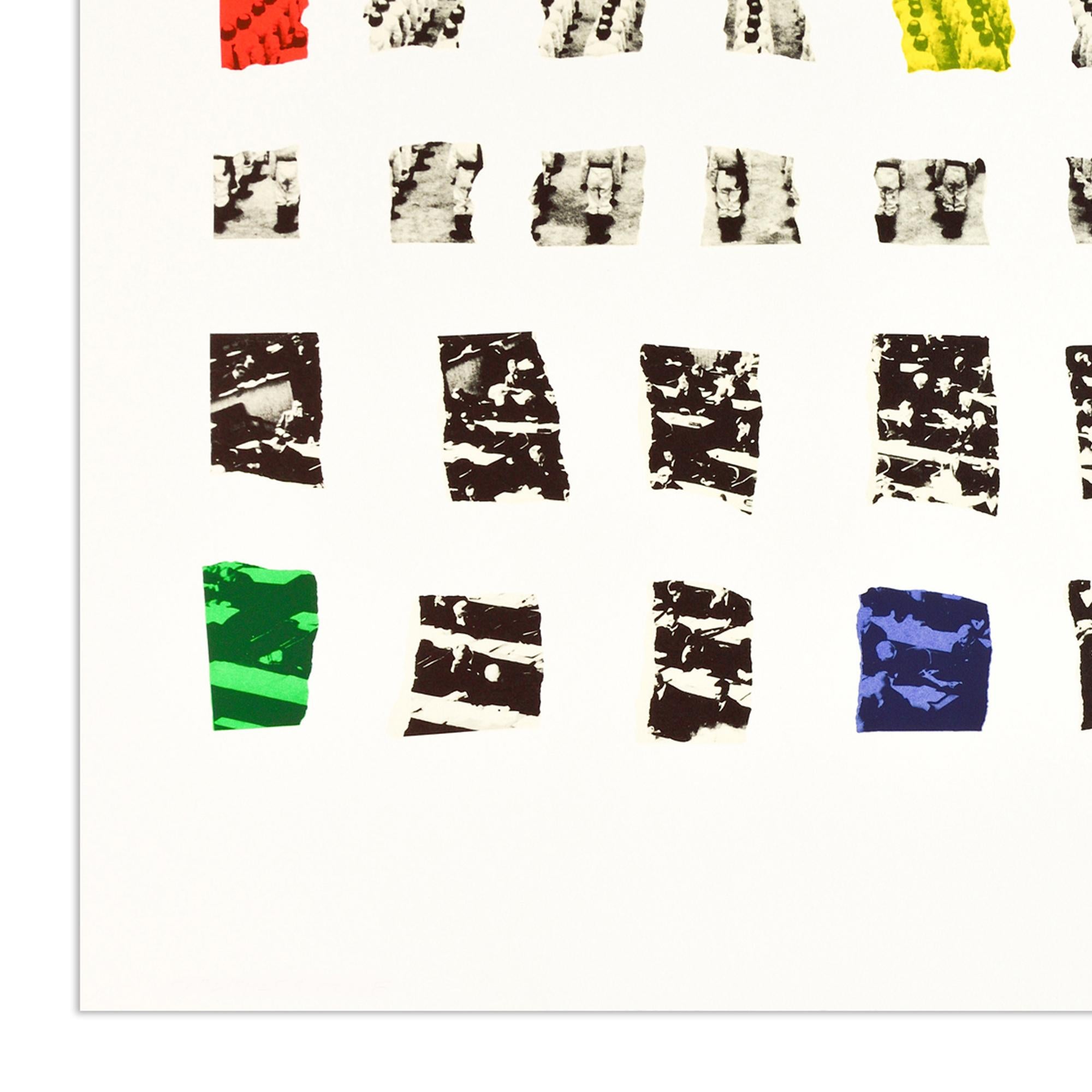 John Baldessari: Two Assemblages (with R, O, Y, G, B, V Transparent), Signed For Sale 3