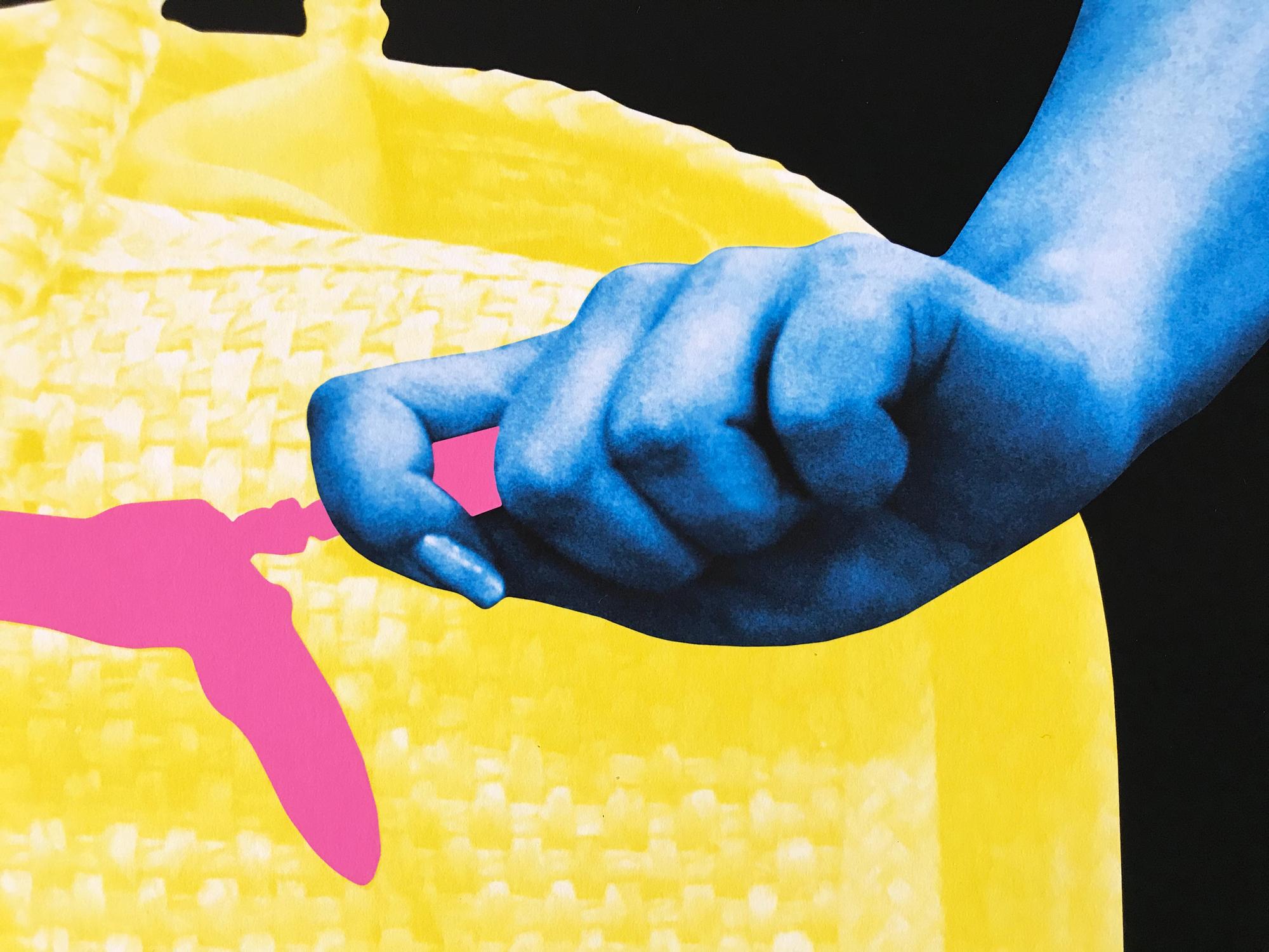 John Baldessari, deux sacs et porte-enveloppe - Art conceptuel, imprimé signé 1