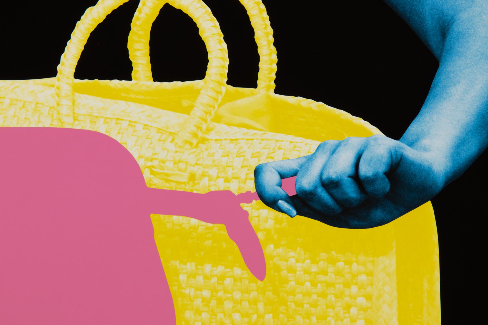 John Baldessari, Two Bags and Envelope Holder - Conceptual Art, Signed Print For Sale 4