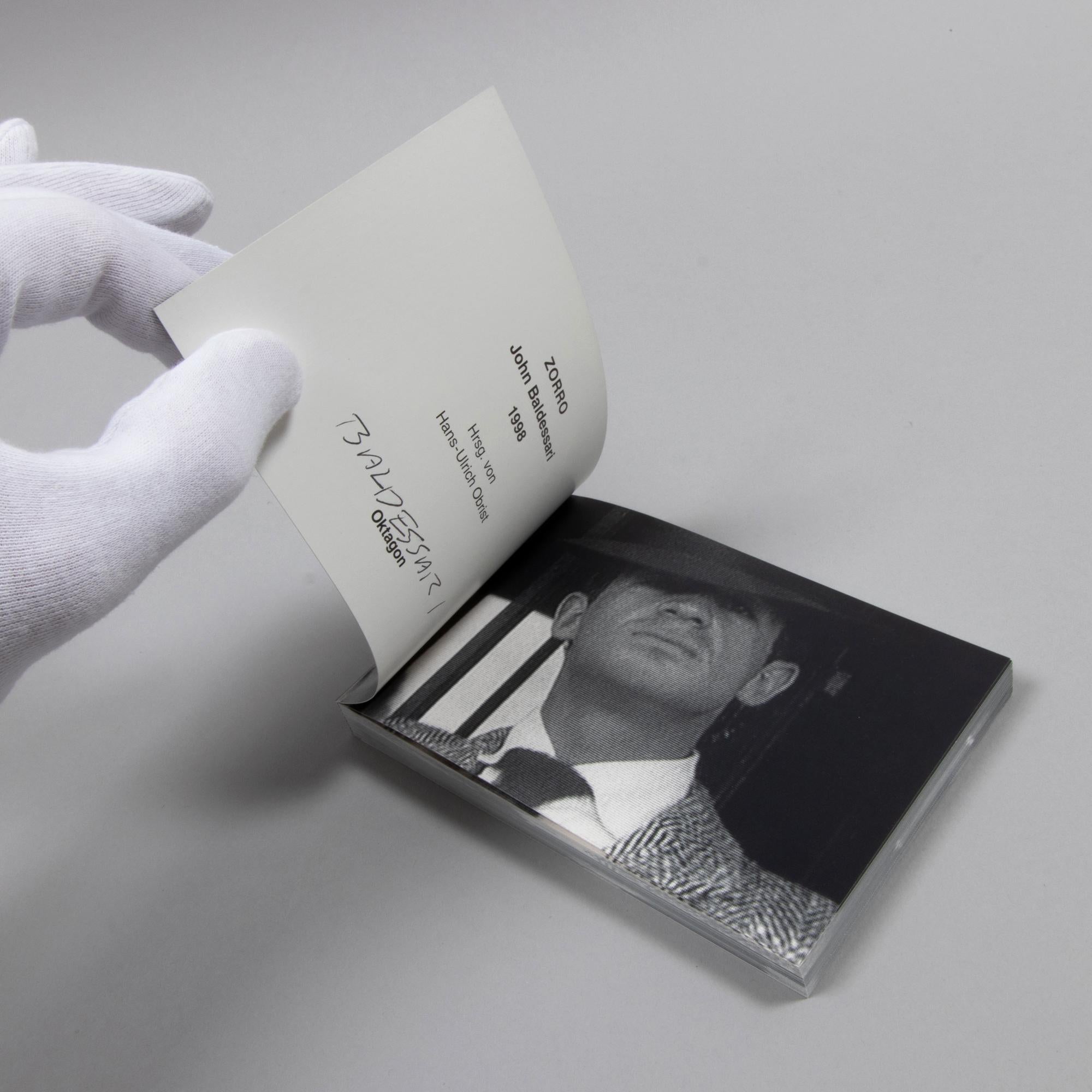 John Baldessari, Zorro (Deux gestes et une marque) - Impression signée à la main en vente 3