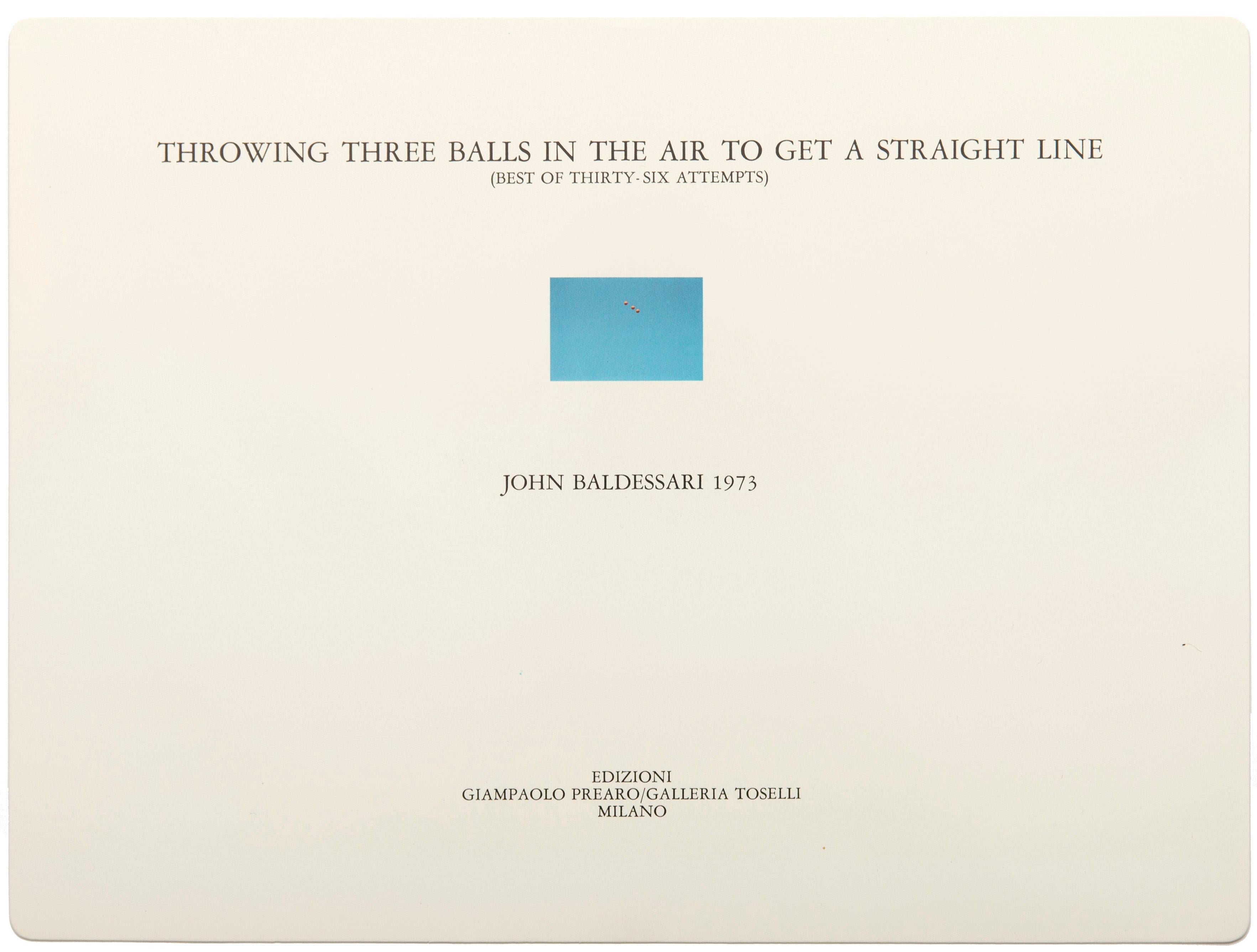 Throwing Three Balls, Print, Lithograph, Contemporary by John Baldessari 10