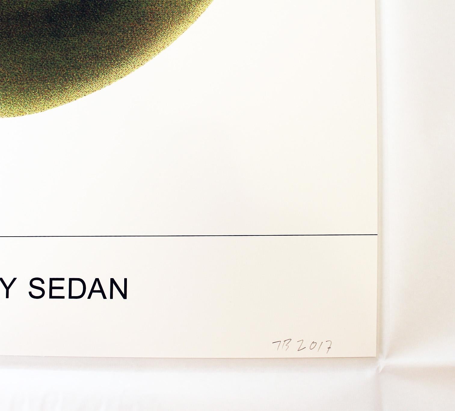 Triad - Beige Print by John Baldessari