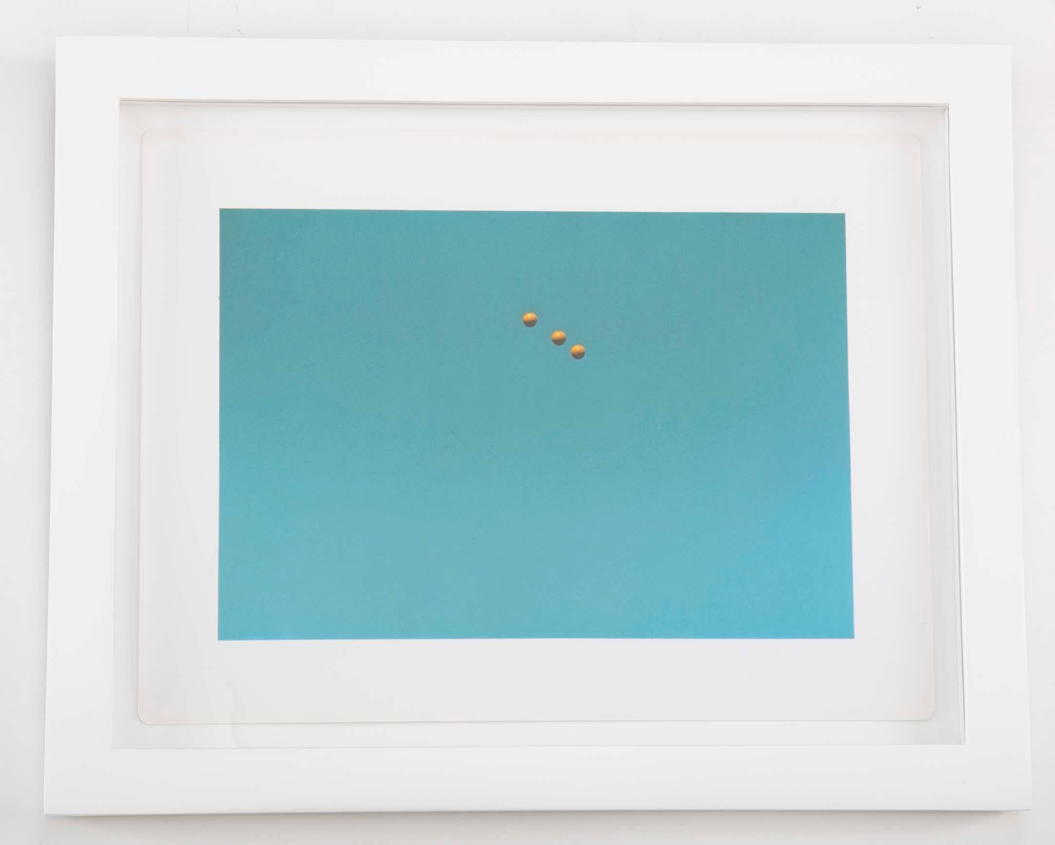 Paper John Baldessari Throwing Three Balls in the Air to Get a Straight Line, 1973