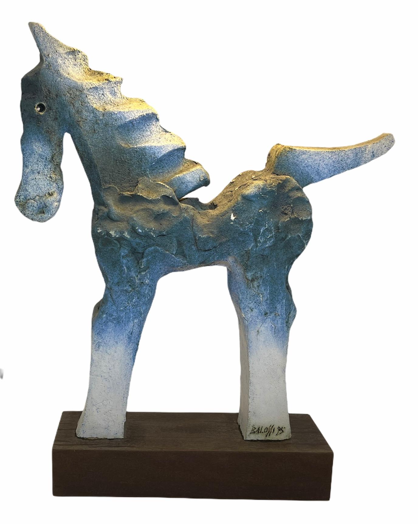 20th Century John Balossi Horse Sculpture