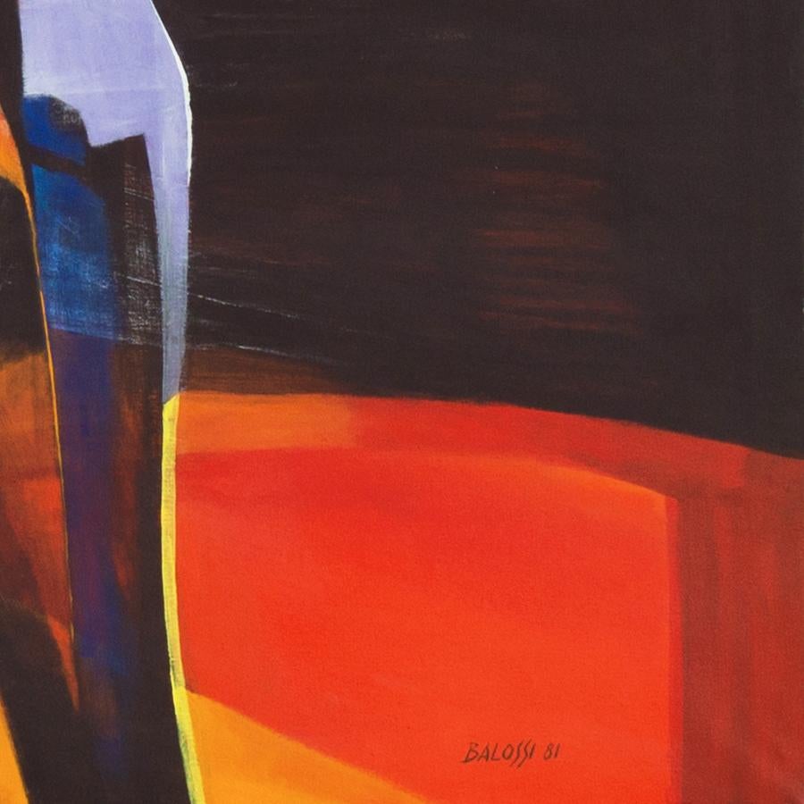 'Spirit Rider, Red Sky', Paris, NYMoMA, Columbia, Museo de Arte de Puerto Rico - Painting by John Balossi