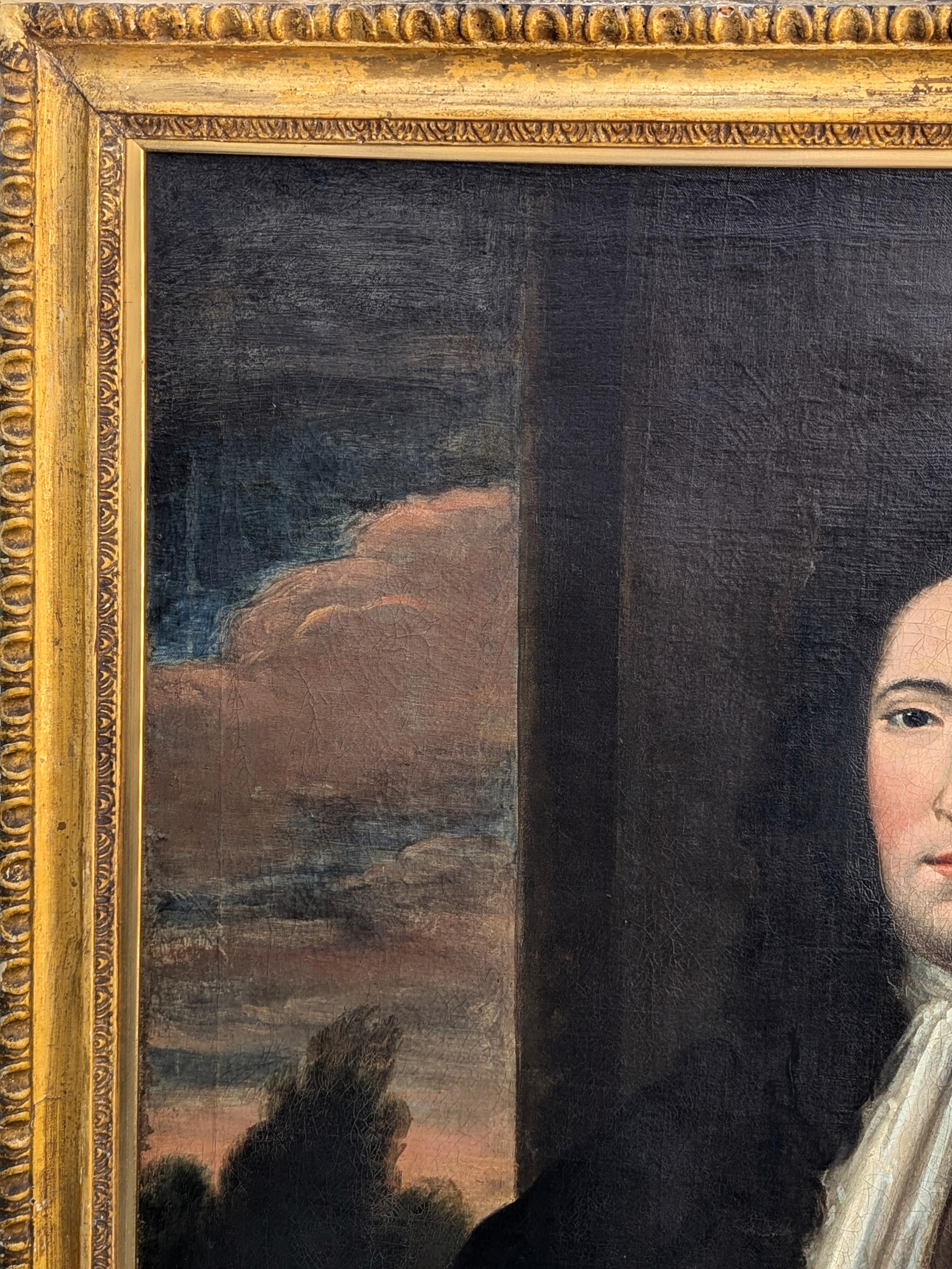 Retrato histórico antiguo que se cree que es del político escocés David Carnegie - Painting Antiguos maestros de John Baptist De Medina