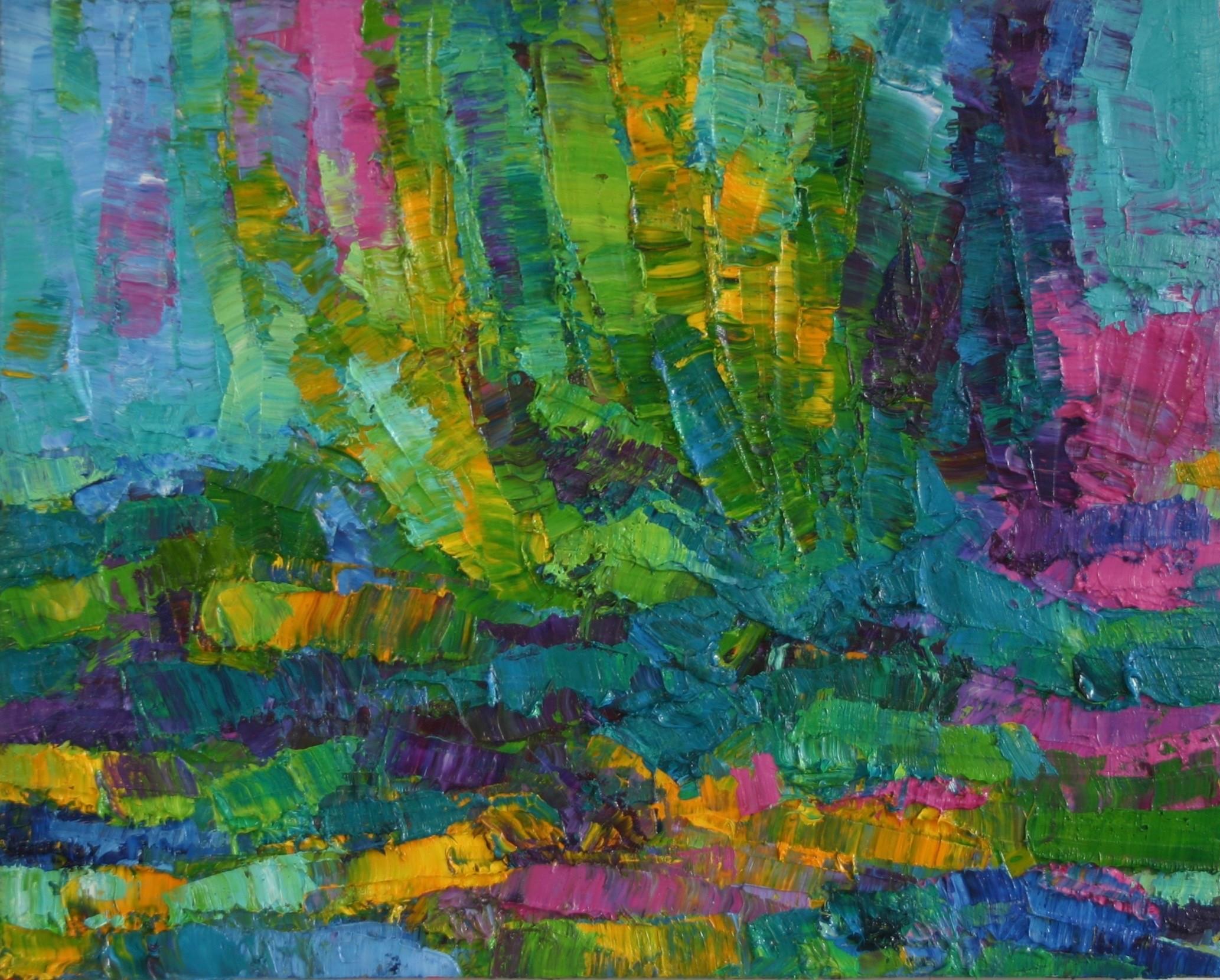 Abstract Painting de John Barkley - Epifanía