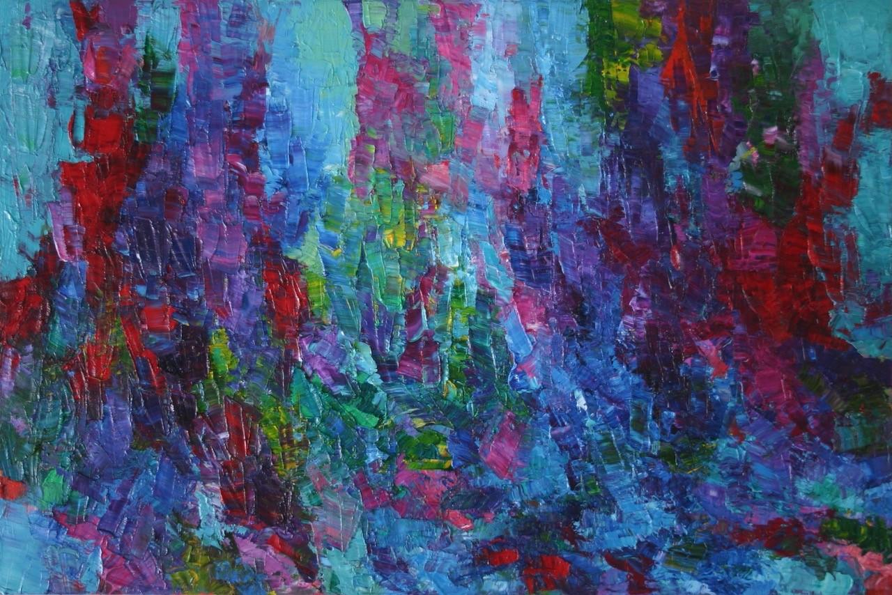 John Barkley Abstract Painting - Immersed
