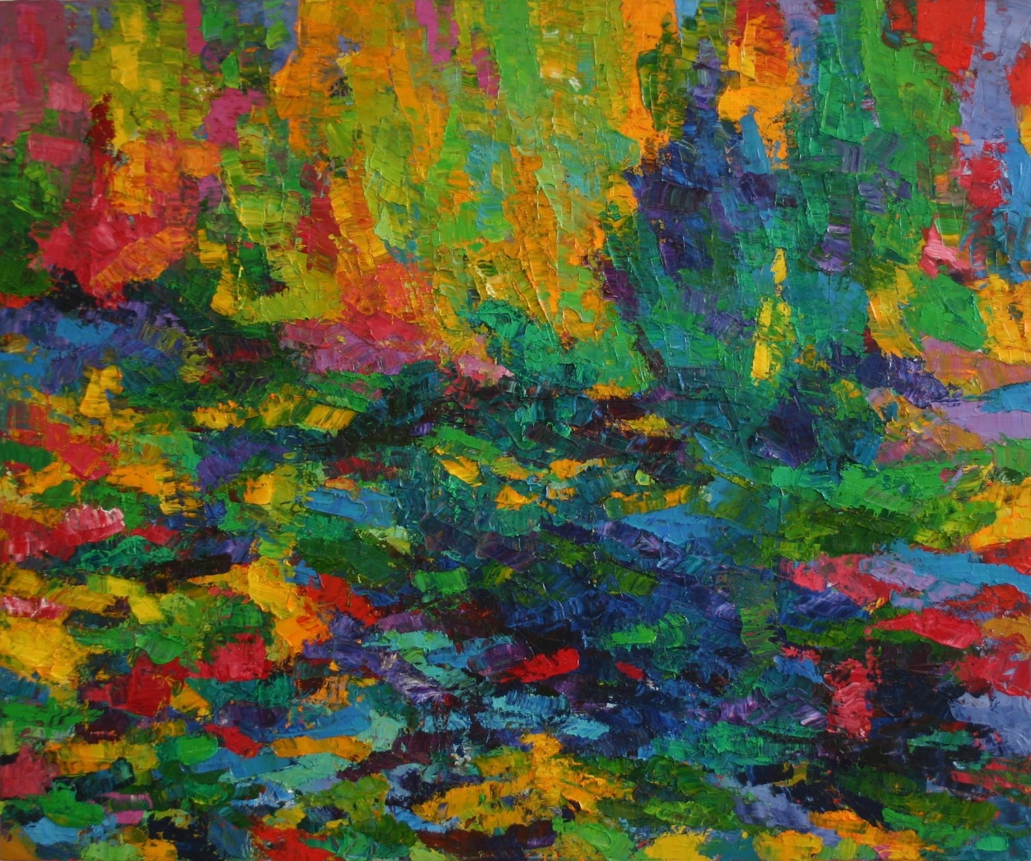Abstract Painting de John Barkley - Momentos de meditación