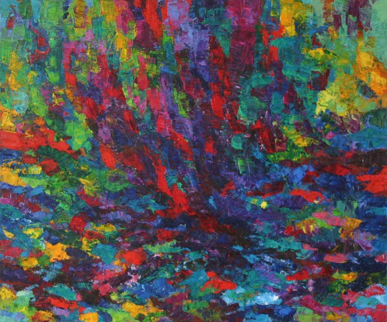 Abstract Painting John Barkley - Quelques instants après