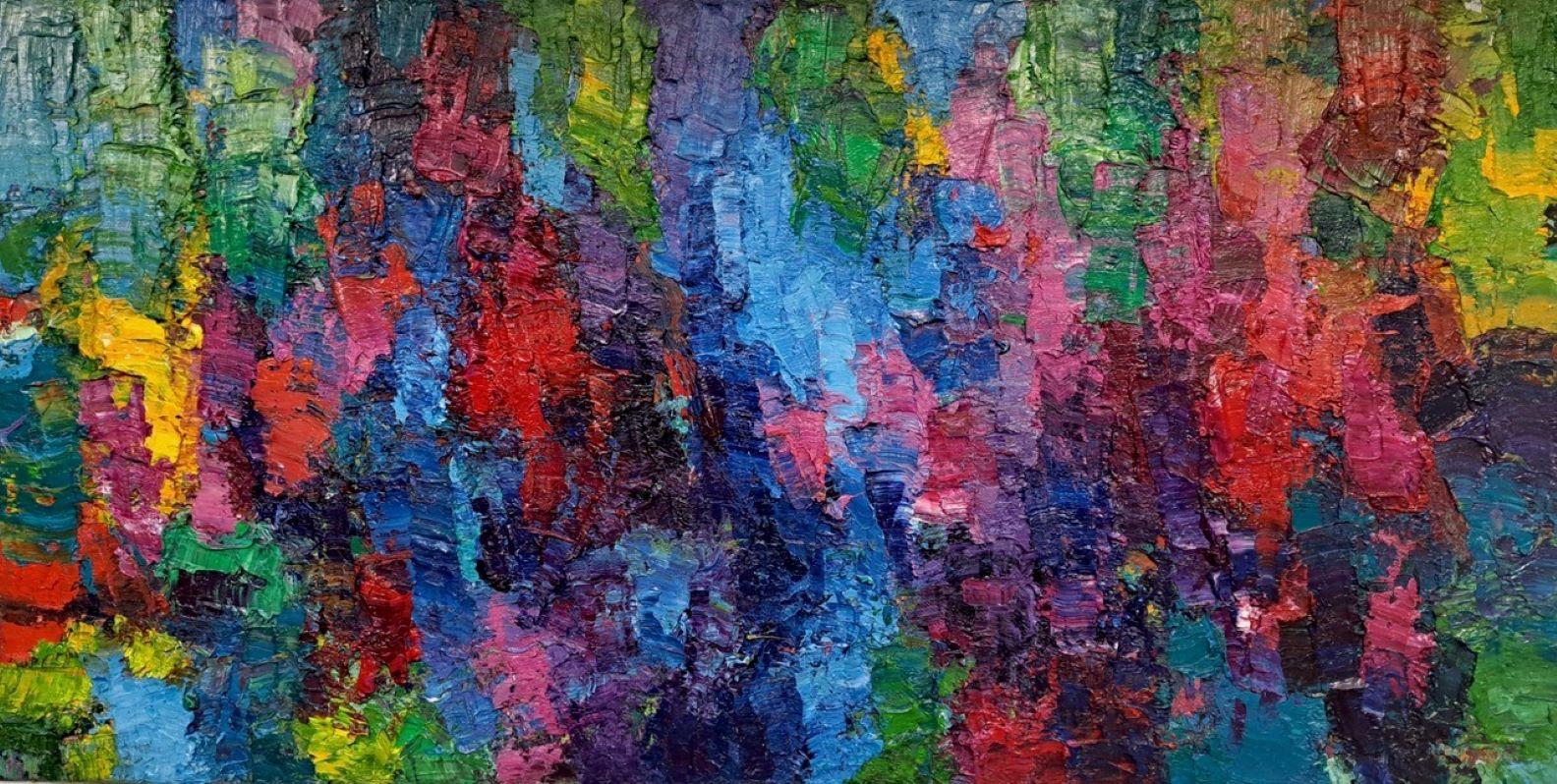 New Links - Painting by John Barkley