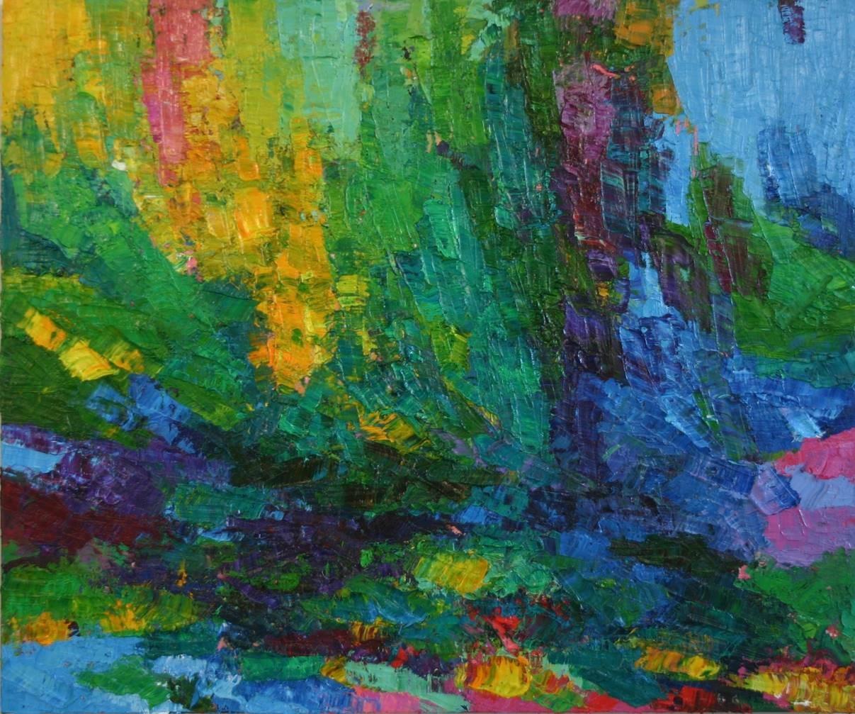 Abstract Painting de John Barkley - Empuje Prana