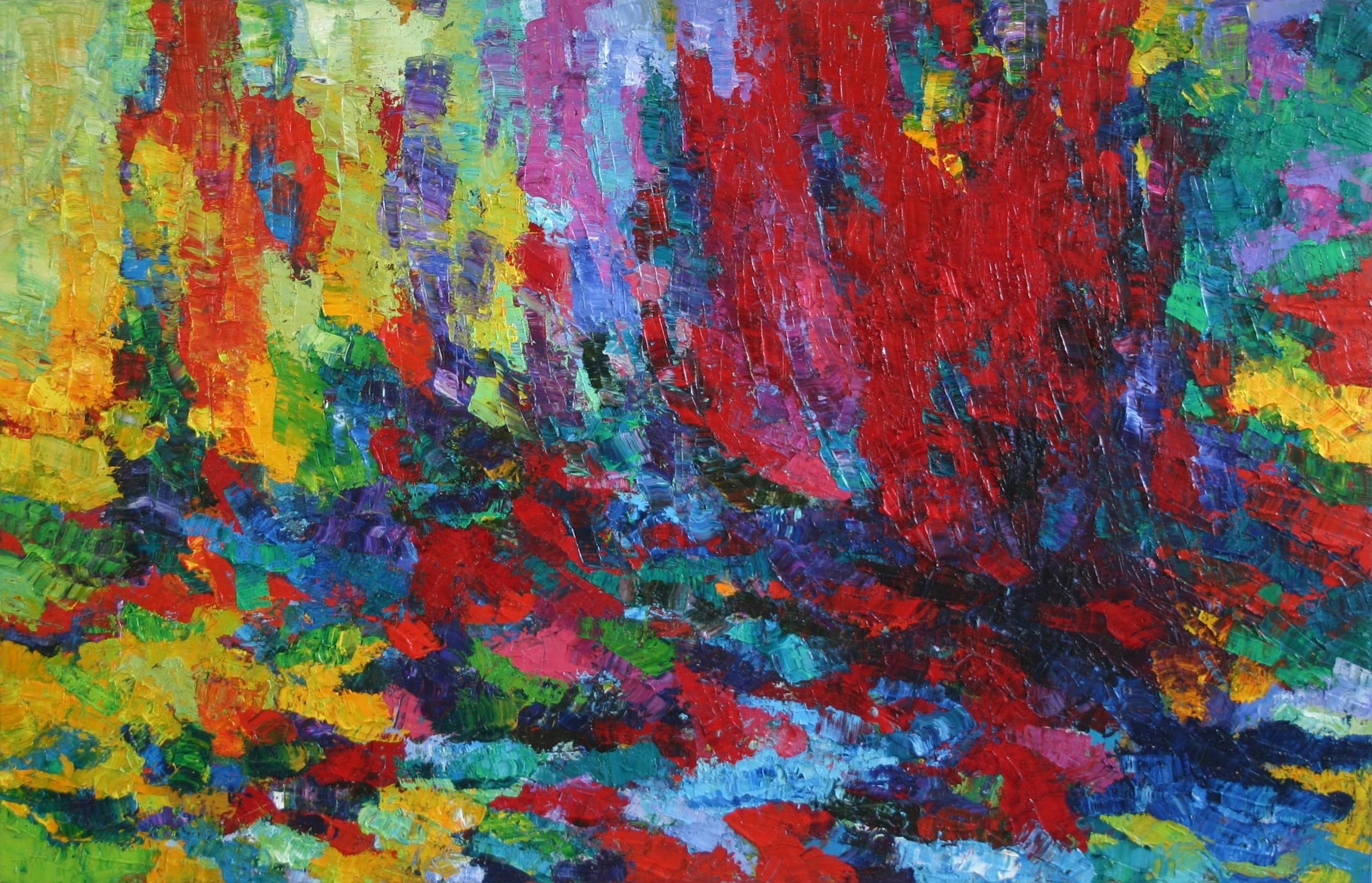 Abstract Painting de John Barkley - Lo que despierta