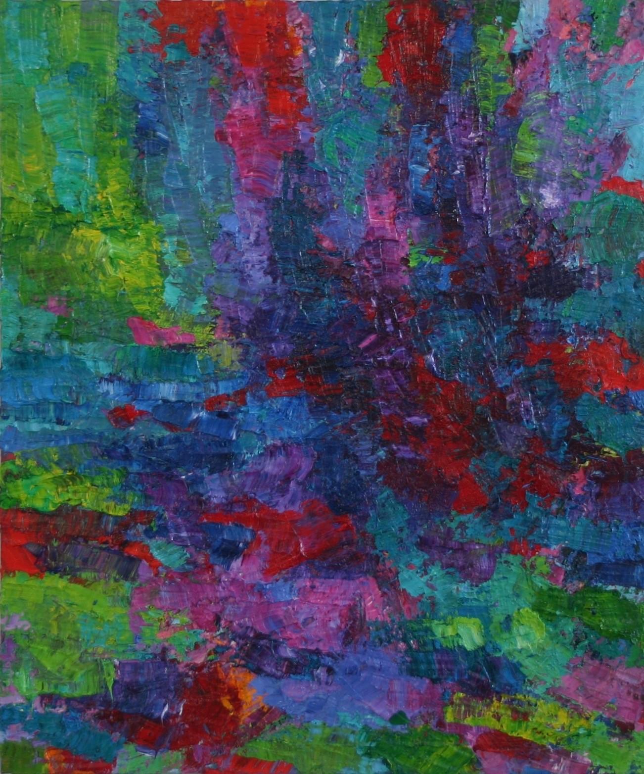 Abstract Painting John Barkley - Tinctures en expansion