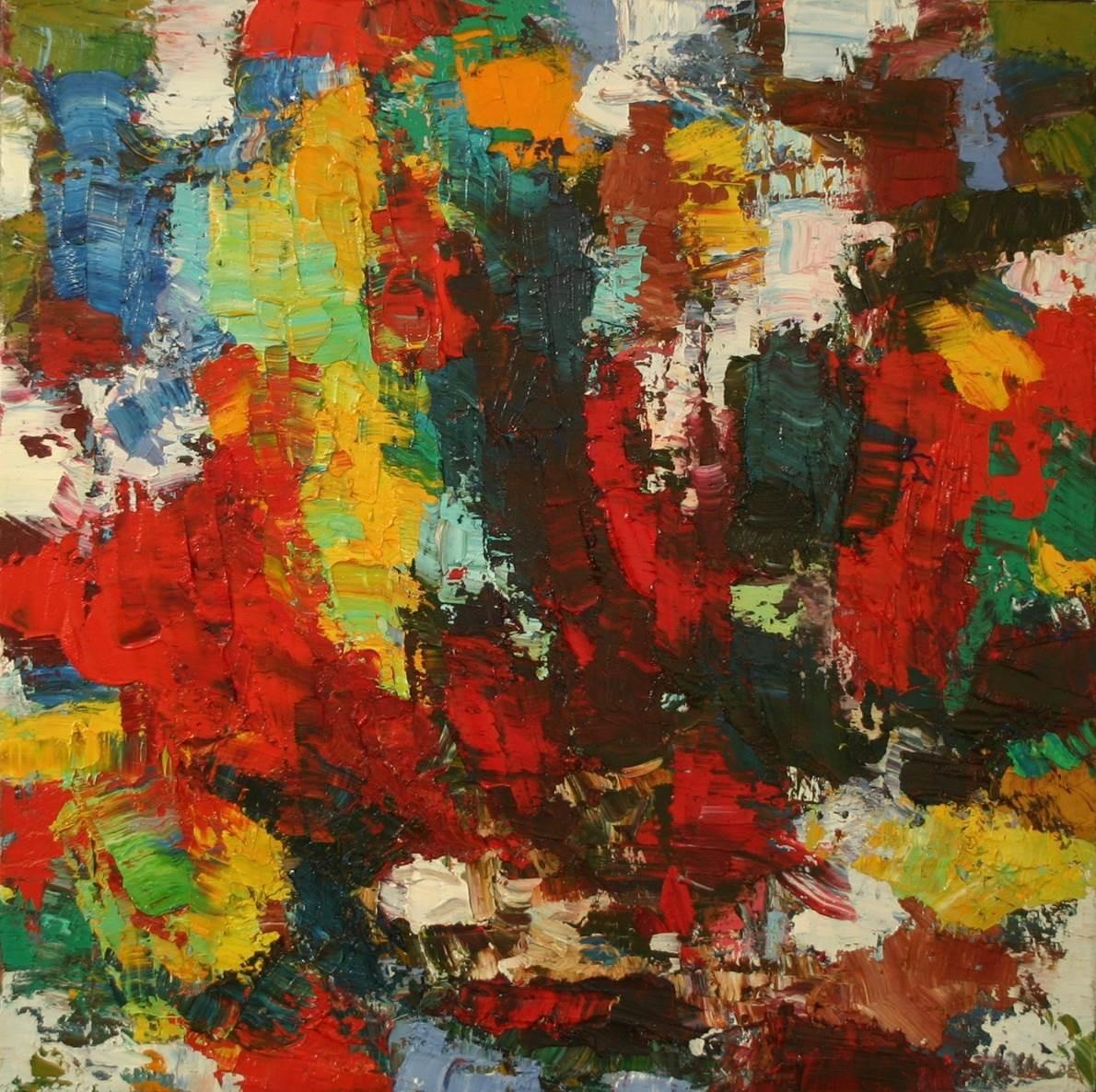 John Barkley Abstract Painting - Two Palette