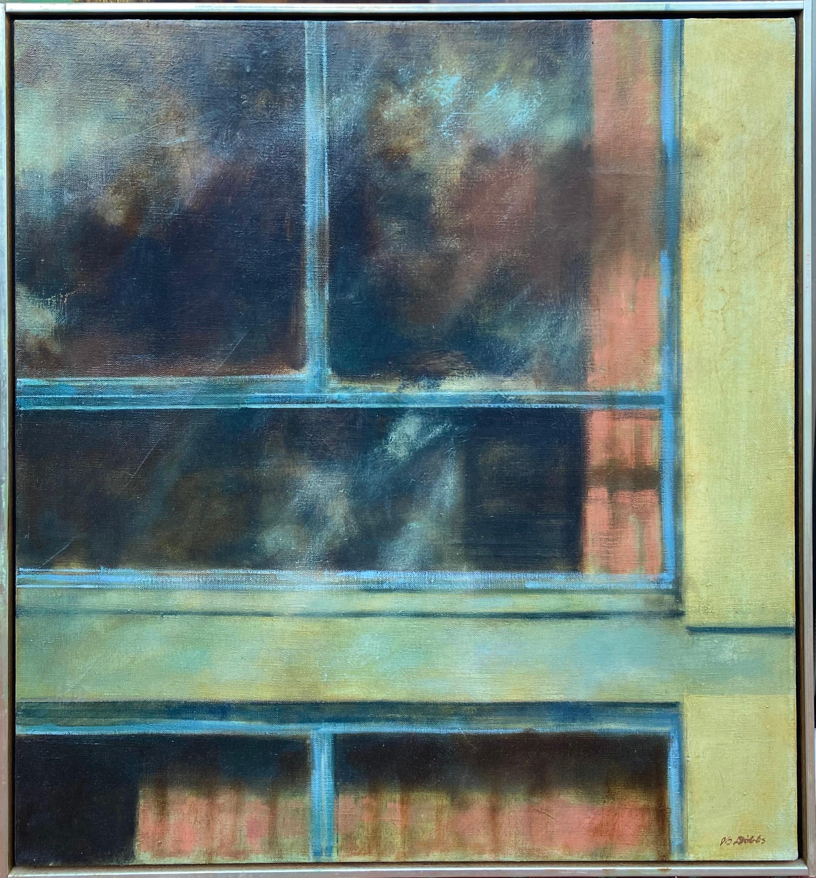 “Motel Window” - Painting by John Barnes Dobbs