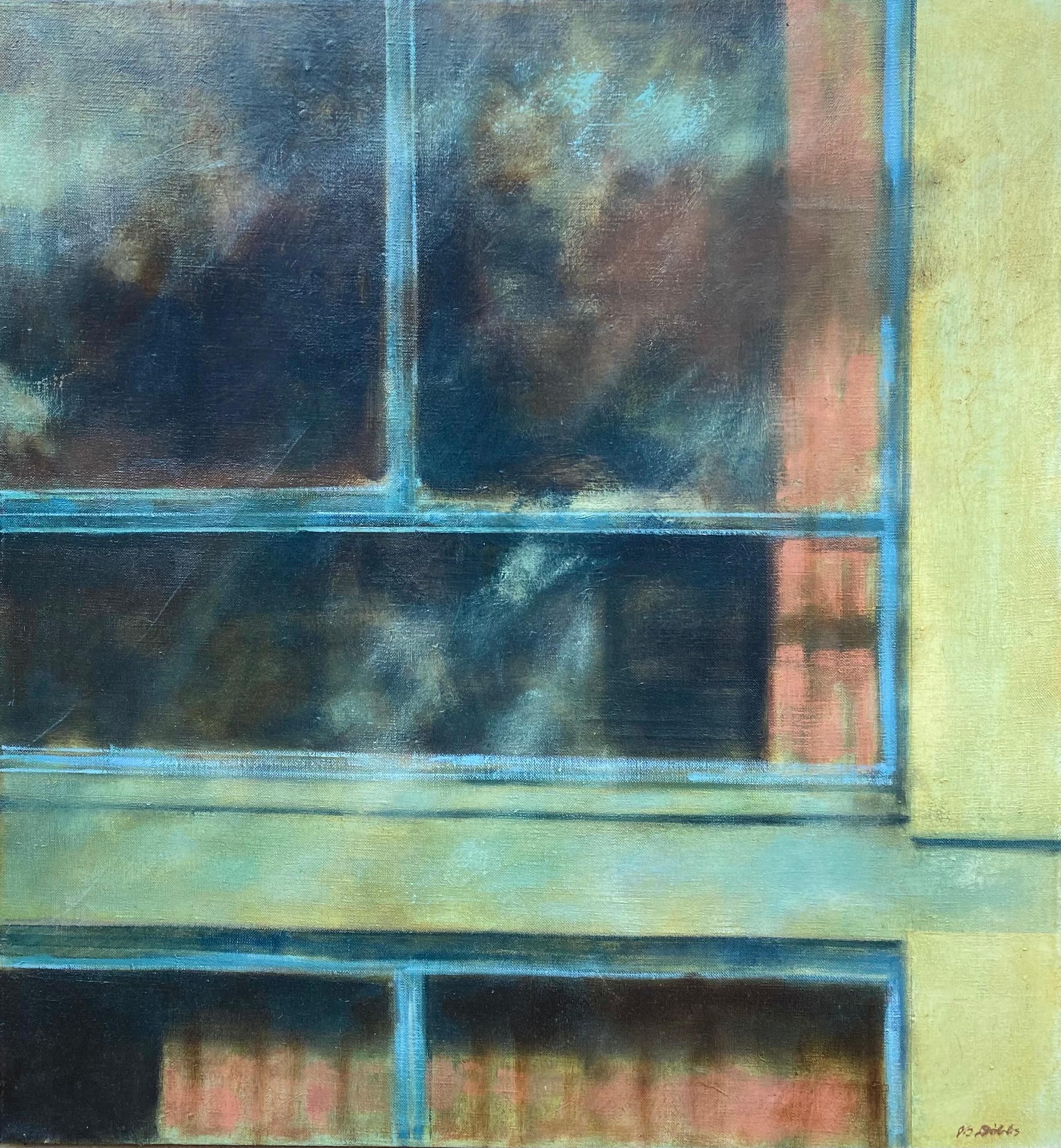 “Motel Window” - Post-Modern Painting by John Barnes Dobbs