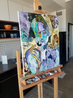 Brisé, peinture, acrylique sur toile