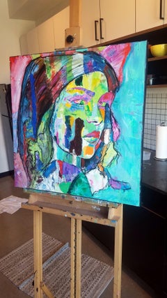 Contemplazione 7, Pittura, Acrilico su tela