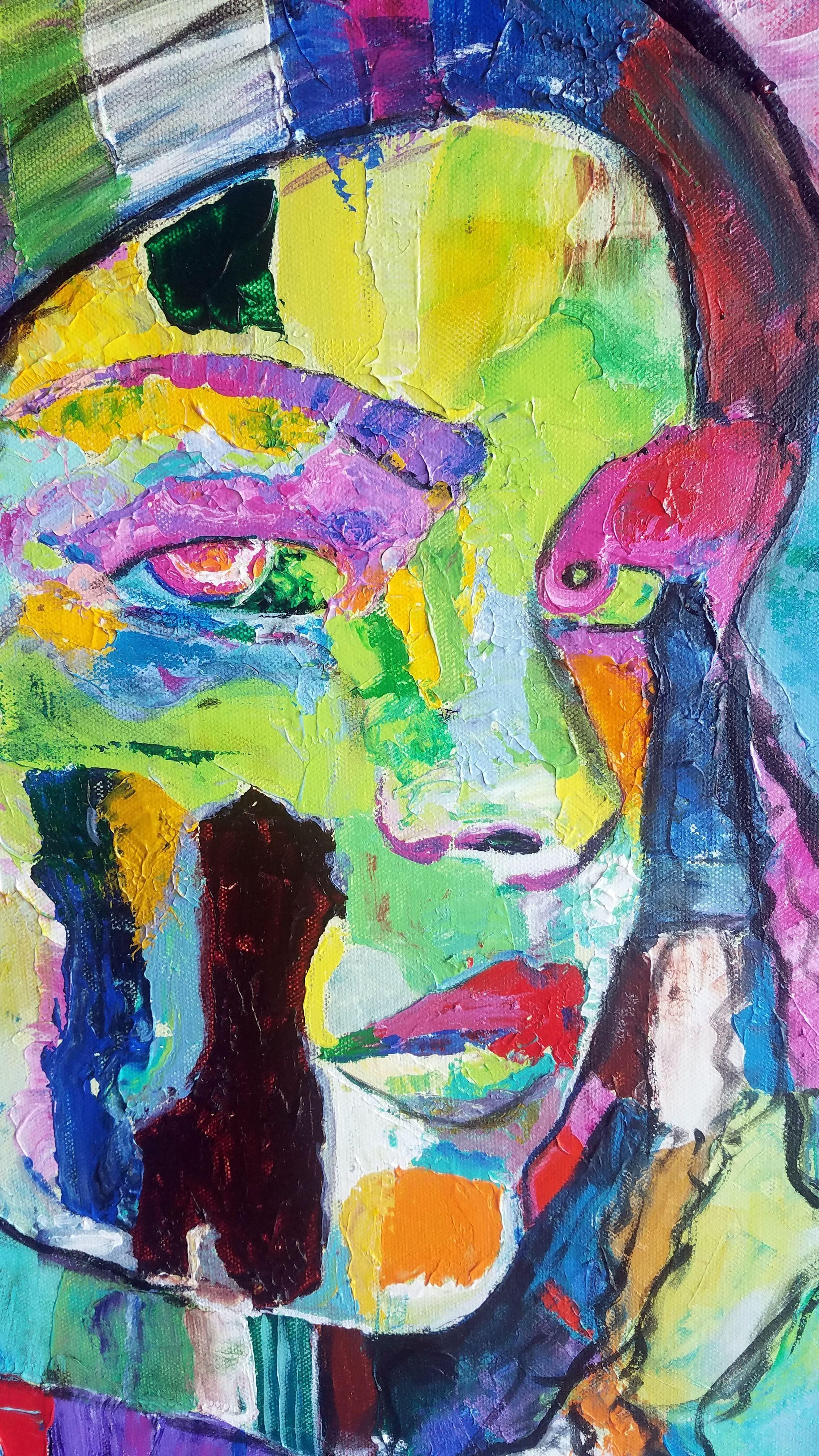 Contemplation 7, Painting, Acrylic on Canvas For Sale 1