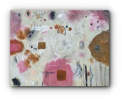 Pink Dream (Contemporary Abstract Painting on Canvas)